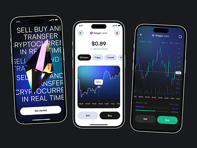 Crypto Trading Mobile App: animation app crypto cryptocurrency design finance finance app financial fintech mobile mobile app
