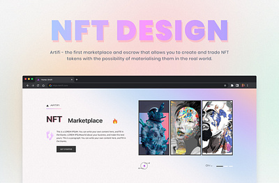 NFT Design animation character design logo design nft ui