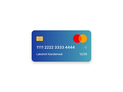 Credit card design figma product design ui uiux ux