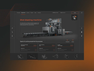 Shot blaster equipment corporate industrial website