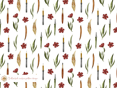 Floral digital paper floral pattern illustration pattern seamless pattern stationary design surface design surface pattern textile design