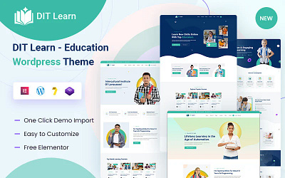 DIT-Learn Education and Online Courses PSD Template university