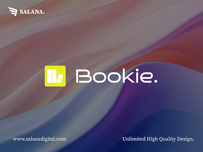 Bookie - Monogram Logo Concept. branding color design logo midjourney monogram ui ux white