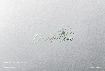 Dandelion Cosmetics Brand brand branding cosmetics design graphic design illustration illustrator laghmiche logo qatar typography vector