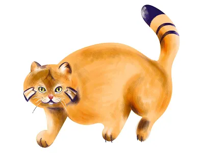 Pallas cat illustration