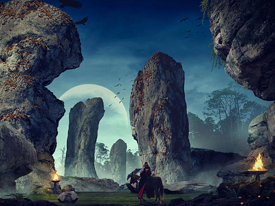 Sacred Place - Personal Project design digital imaging manipulation movie poster photo manipulation poster thumbnail