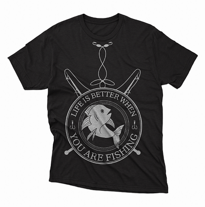 Fishing T-shirt Design graphic design