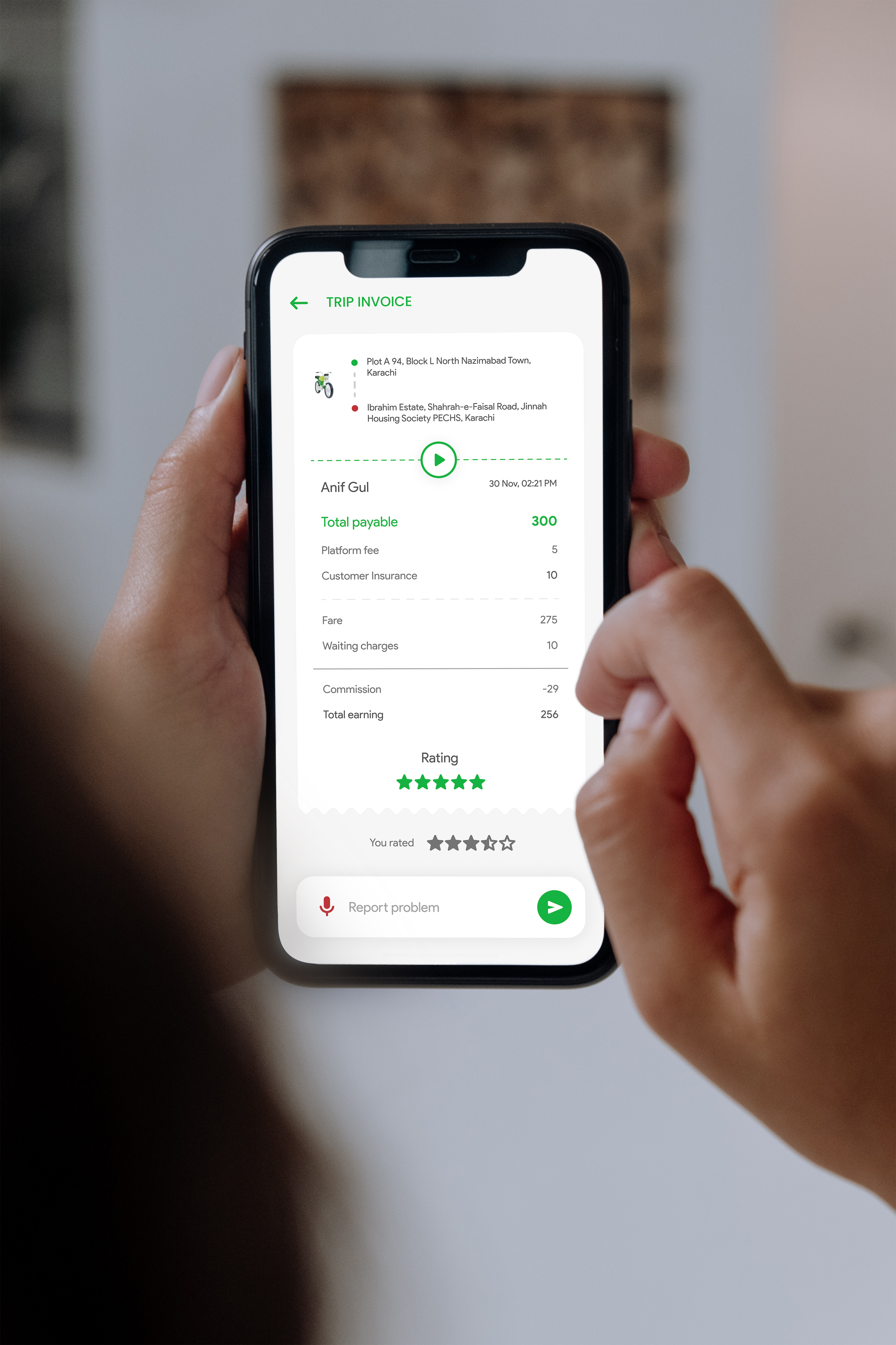 Invoice Design 100 days aesthetics app branding colors product design ride hailing ui ui design uiux user experice design user interface design ux ux design visual design