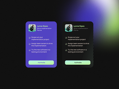 Profile Card admin app branding card color dark design iphone light mobile page profile project ui ux views web website