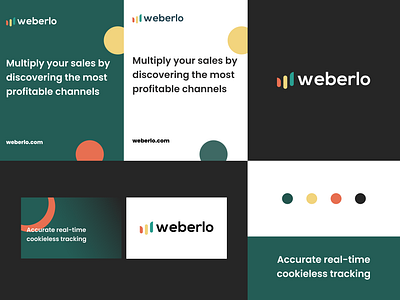 Weberlo - Branding and Visual Identity. bento branding card design logo web wordmark