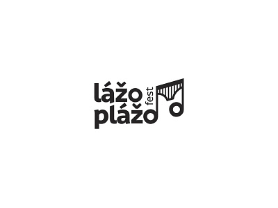 LážoPlážo music festival identity branding graphic design icon illustration