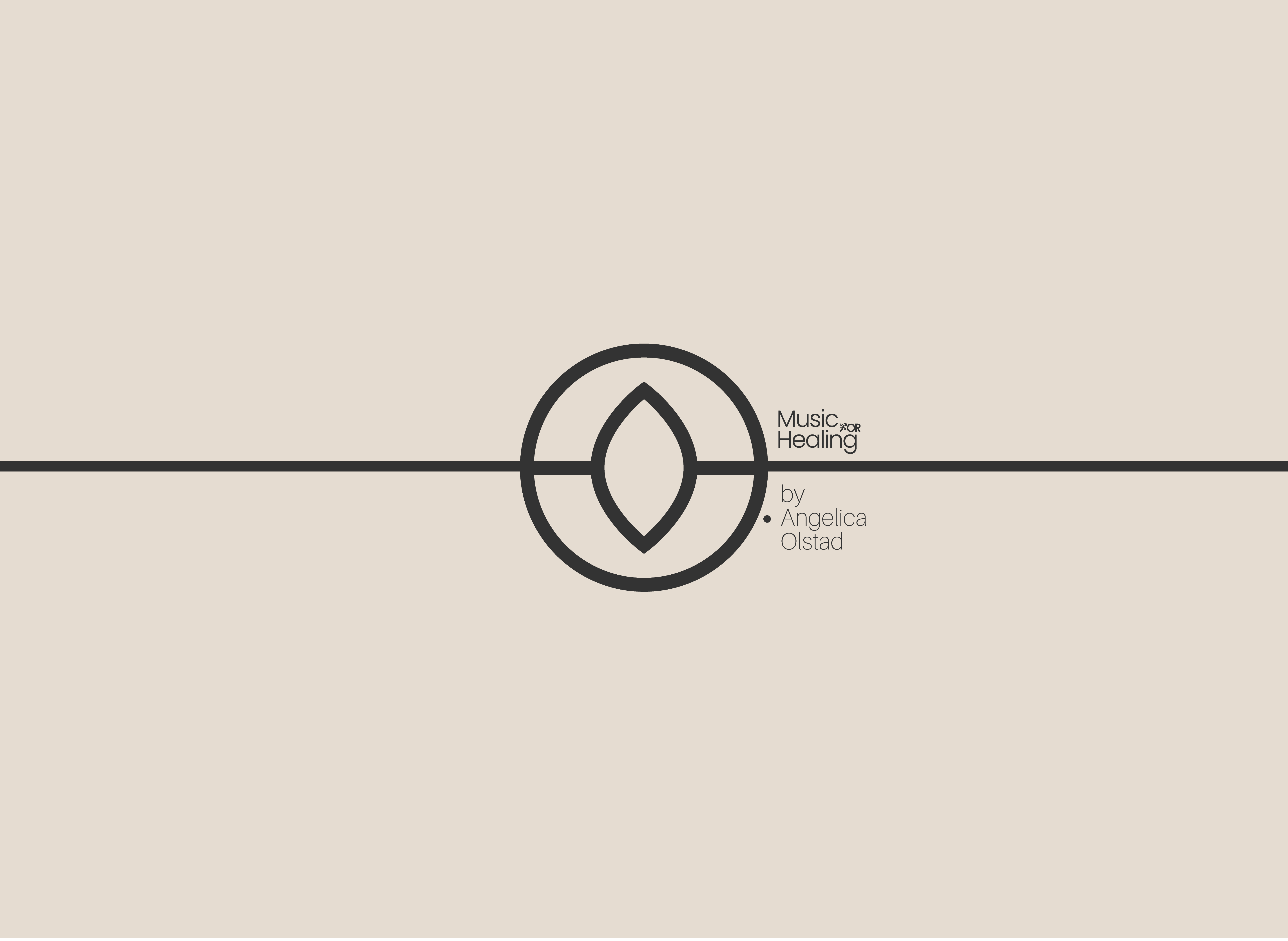 Logo design project of Music for healing branding graphic design logo