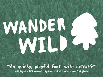 Wander Wild Font alternates avh display font doodle doodle font hand lettered font hand lettering handwriting handwritten handwritten font handwritten sans serif multilingual playful playful font quirky quirky font sans serif sans serif font wander wild font