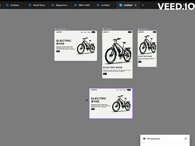 Responsive Design Using Auto-Layout and Breakpoints plugin landingpage rensponsive ui webdesign