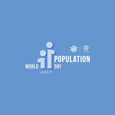 Social Media Poster // World Population Day graphic design illustration