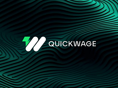 Quickwage Logo | Logo exploration | Logo Design branding design fintech flat graphic design logo logo design minimal