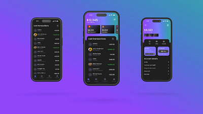 Bank App | Fintech app banking figma fintech ios mobile prototype uxuidesign