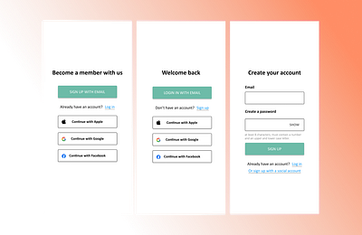 SIGN UP page daily ui ui