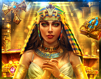 Egypt slots game | gambling, casino art banners casino gambling graphic design slot slots