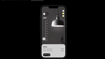 smart home app dailyui design lamp landing page smart home ui ui design ux