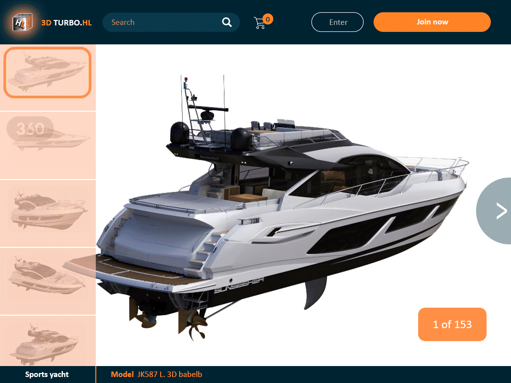 Configurator. Yachts. Shipbuilding. animation branding design graphic design illustration logo prototyping ui ux vector