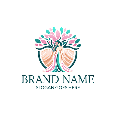 Nature Logo, Tree of Life Logo, Woman Logo, Life Coach Logo creative life logo