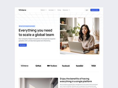 Landing Page clean design design system figma landing landing page minimalism ui ui kit