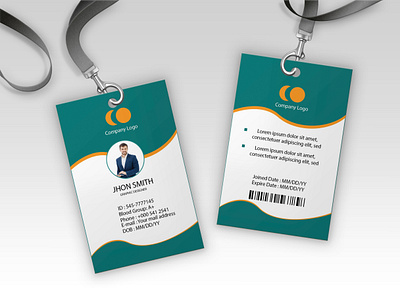 ID Card Design company card design graphic design id card indentity card