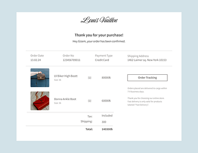 Daily UI :: Day 017 - Email Receipt 017 daily ui 017 dailyui 017 dailyui017 email email receipt email template emailreceipt receipt