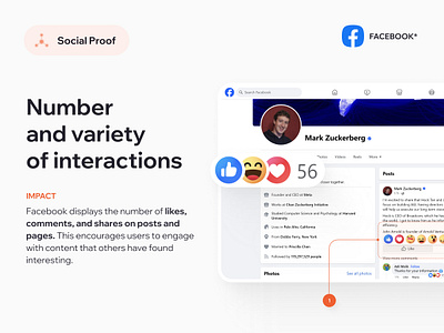 Social Proof - Facebook shaping decisions under Uncertainty app appdesign behavior behavior design behavior engine behavioral principle heuristic mobile mobile app product design research user experience ux design uxdesign