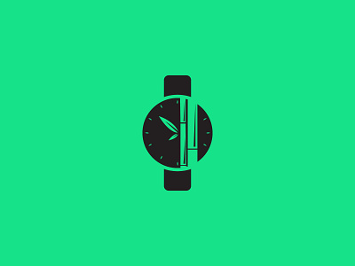 Bamboo watches animation branding graphic design logo