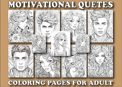 Motivational Quotes Coloring Pages For Adult 01 adult coloring pages amazon amazon kdp amazon kindle art art book coloring book coloring book for kids coloring page design graphic design illustration kdp coloring book kdp coloring pages kids motivational quotes