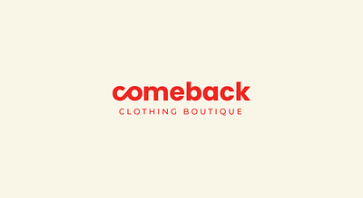 Comeback - Branding Identity Design brand identity design branding clothing brand graphic design logo packaging