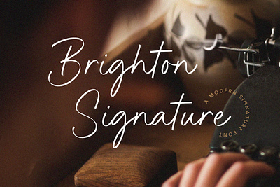 Brighton Signature - Modern Signature Font design font fonts graphic design handwritten font illustration modern script script font signature font wedding font