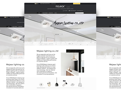 Light Website branding graphic design home homepage ui web website