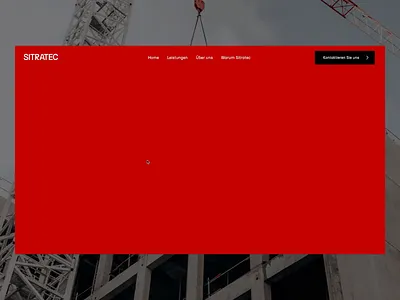 SitraTec - Hero Animation animation clean construction costruction website germany hero hero animation minimal portfolio ui webflow website