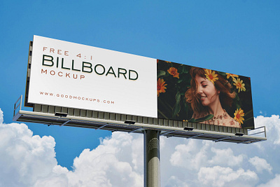 Free Outdoor Ultra Wide Hoarding / Billboard Mockup PSD billboard mockup free mockup freebie hoarding mockup mockup mockup psd outdoor advertising mockup psd psd mockup