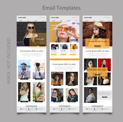 Email marketing newsletter template for fashion art branding design email email template graphic design icon illustration latter logo newsletter template typography ui
