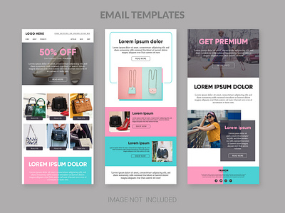 Email marketing newsletter template for fashion art branding design email email signature email template fashion graphic design icon illustration latter logo newsletter typography