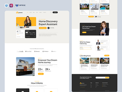 UrbanNest – Real Estate & Property Agent Elementor Template branding design elementor template property website property website design real estate agent real estate elementor template real estate landing page real estate web design real estate website real estate website design real estate websites real state realestate realtor website web design