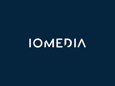 iomedia - logo agency brand design identity logo typography