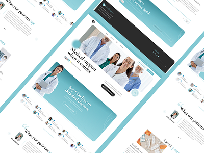 Medical Health Care doctor figma health care hospital medical medical health care ui design uiux web design website