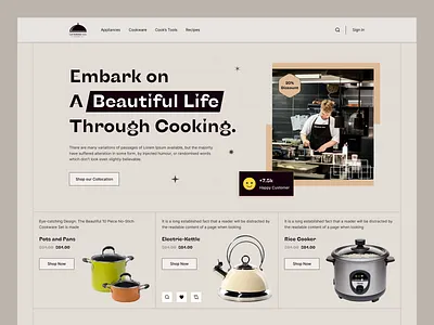 E-commerce Website Design app app design clothing cooking web e commerce app e shop ecommerce fashion fashion ecommerce figma homepage landing landingpage minimal product design rice cooker shop shop store shoping ui
