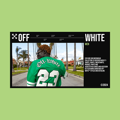 OFF—WHITE™ animation branding graphic design logo motion graphics ui