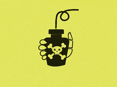 Pick your poison conceptual illustration editorial editorial illustration illustration james olstein james olstein illustration jamesolstein.com poison skull hand texture vector
