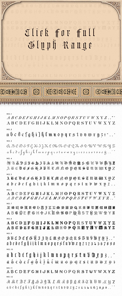 Antique Fonts Collection (12 Fonts!) font bundle font collection font pack fonts bundle fonts pack logo design vintage design vintage font bundle vintage fonts vintage logo