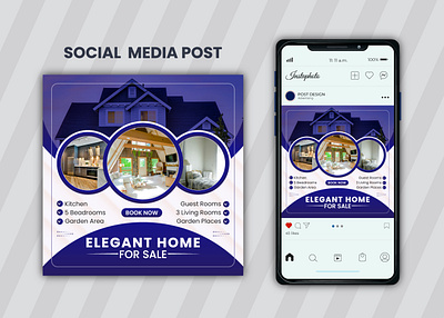 Social Media Post design for Real-Estate business. facebook