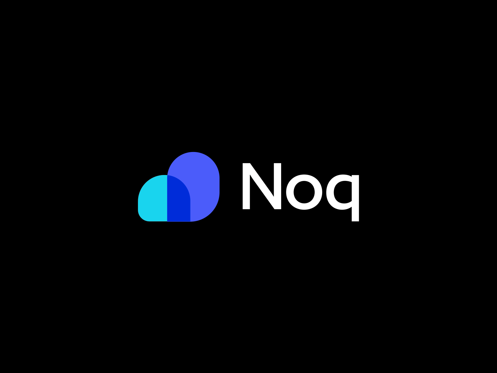 Noq Logo Animation animation blue brand identity branding dark door enterprise green heart logo noq saas security technology vibrant