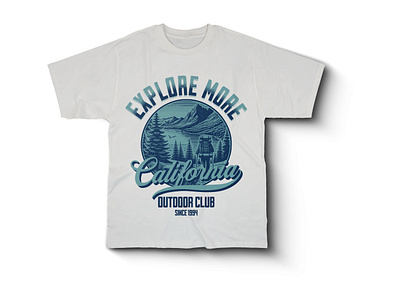 Outdoor club t-shirt design branding graphic design illustration product design t shirt design typography vector
