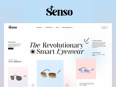 E-commerce Eyewear Responsive web design appliication design e commerce figma figma design landing page responsive web design ui user interface website design